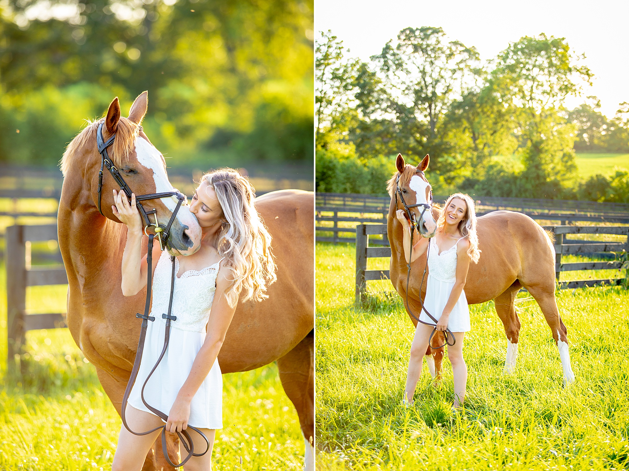 senior portraits with her horse