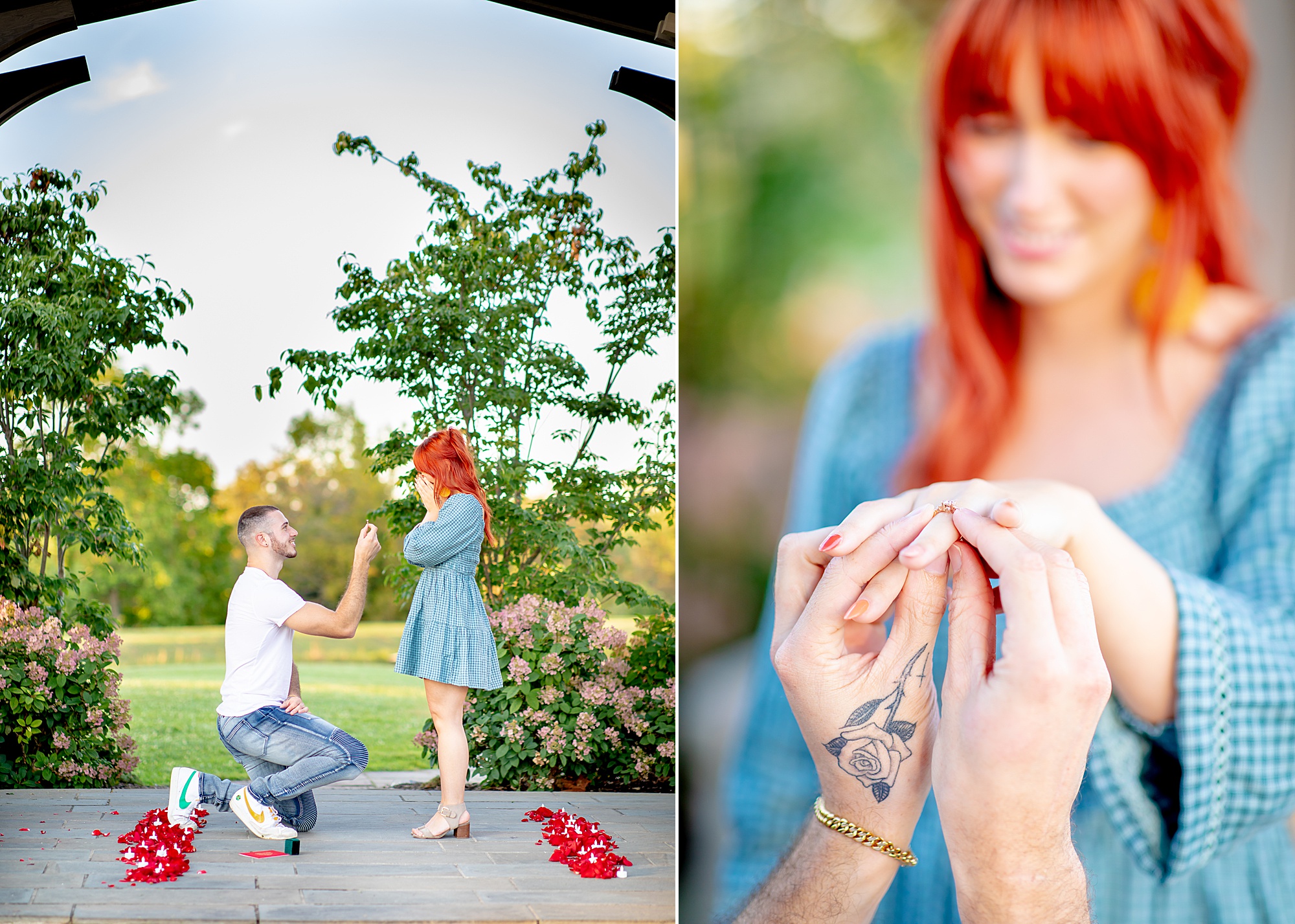 romantic surprise proposal