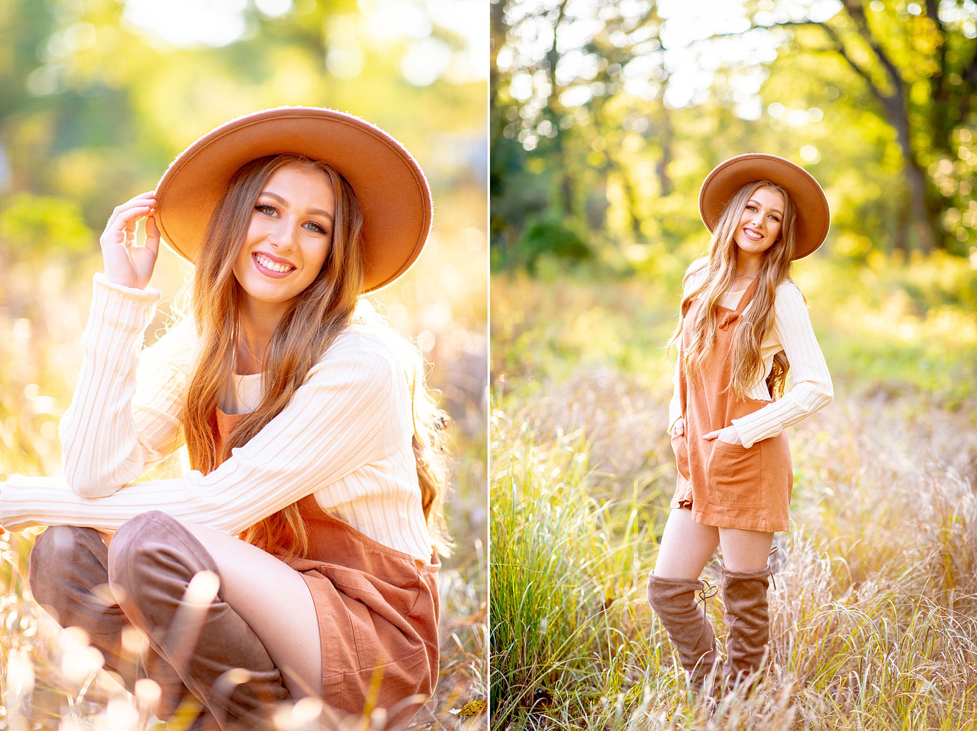styled senior portrait sessions provided by luxury portrait photographer 
